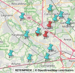 Mappa Via Isonzo, 20014 Milano MI, Italia (4.29769)