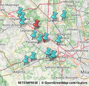 Mappa Via Isonzo, 20014 Milano MI, Italia (6.96313)