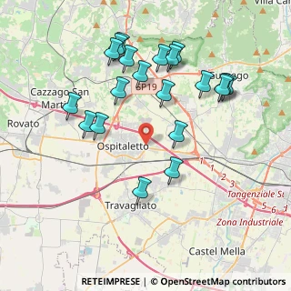 Mappa Via A. Grandi, 25035 Ospitaletto BS, Italia (4.045)