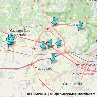 Mappa Via A. Grandi, 25035 Ospitaletto BS, Italia (6.5285)