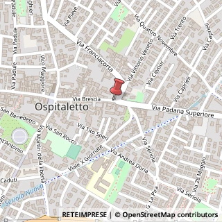 Mappa Via Brescia, 110, 25035 Ospitaletto, Brescia (Lombardia)
