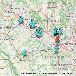 Mappa Piazza Volontari del Sangue, 20015 Parabiago MI, Italia (6.632)