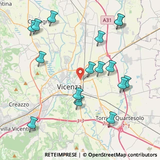 Mappa Via Giovanni Battista Quadri, 36100 Vicenza VI, Italia (4.83438)