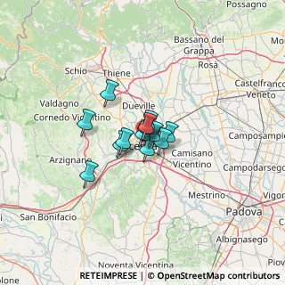 Mappa Via Giovanni Battista Quadri, 36100 Vicenza VI, Italia (6.10923)