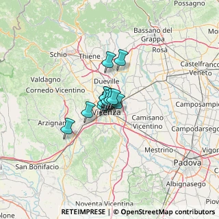 Mappa Via Giovanni Battista Quadri, 36100 Vicenza VI, Italia (5.49)
