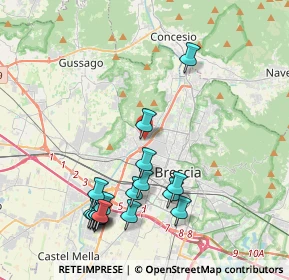 Mappa Via degli Stampatori, 25127 Brescia BS, Italia (4.36882)