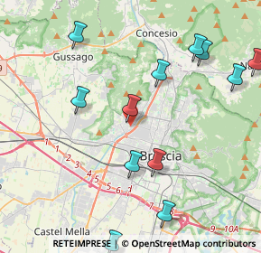 Mappa Via degli Stampatori, 25127 Brescia BS, Italia (5.32714)