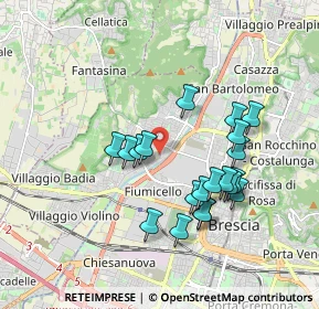 Mappa Via degli Stampatori, 25127 Brescia BS, Italia (1.6855)