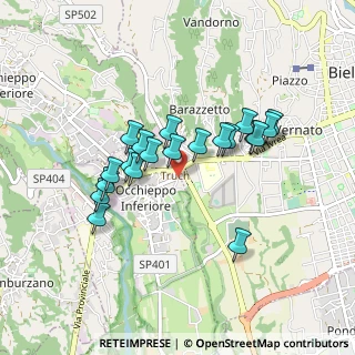 Mappa Via alle Querce, 13897 Occhieppo Inferiore BI, Italia (0.7525)