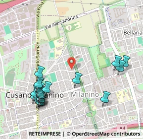Mappa Via Previdenza, 20095 Cusano Milanino MI, Italia (0.613)