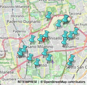 Mappa Via Previdenza, 20095 Cusano Milanino MI, Italia (2.0035)