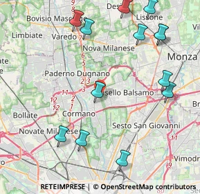 Mappa Via Previdenza, 20095 Cusano Milanino MI, Italia (5.07923)