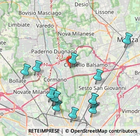 Mappa Via Previdenza, 20095 Cusano Milanino MI, Italia (4.64538)