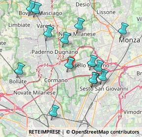 Mappa Via Previdenza, 20095 Cusano Milanino MI, Italia (4.16714)