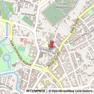 Mappa Via Raffaele Pasi, 39, 36100 Vicenza, Vicenza (Veneto)