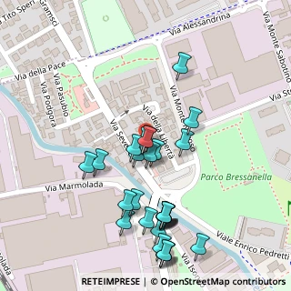 Mappa Via Seveso, 20095 Cusano Milanino MI, Italia (0.125)