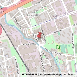 Mappa Via Seveso, 4, 20095 Cusano Milanino, Milano (Lombardia)