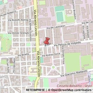 Mappa Via Pellizza da Volpedo, 6, 20092 Arese, Milano (Lombardia)
