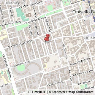 Mappa Via Giuseppe Garibaldi, 87, 20092 Cinisello Balsamo, Milano (Lombardia)