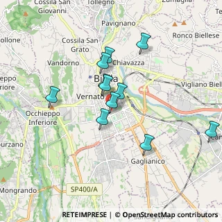 Mappa Via Sergio Falletti, 13900 Biella BI, Italia (1.50818)