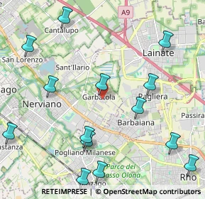 Mappa Via Isonzo, 20014 Nerviano MI, Italia (2.64857)