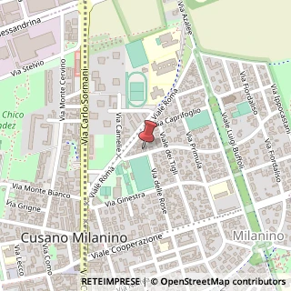 Mappa Via Ligustro, 5, 20095 Cusano Milanino MI, Italia, 20095 Cusano Milanino, Milano (Lombardia)