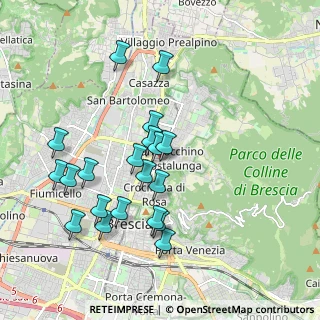 Mappa Via Marcantonio Ducco, 25125 Brescia BS, Italia (1.862)