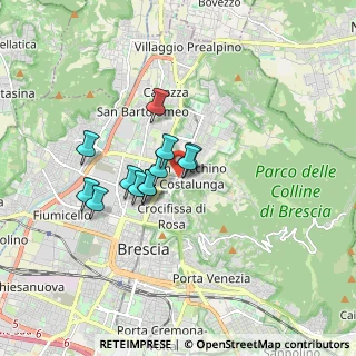 Mappa Via Marcantonio Ducco, 25125 Brescia BS, Italia (1.22417)