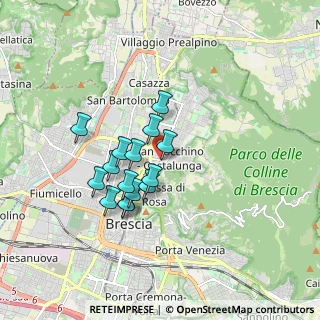 Mappa Via Marcantonio Ducco, 25125 Brescia BS, Italia (1.37733)