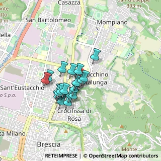 Mappa Via Marcantonio Ducco, 25125 Brescia BS, Italia (0.606)