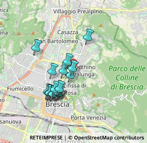 Mappa Via Marcantonio Ducco, 25125 Brescia BS, Italia (1.56789)