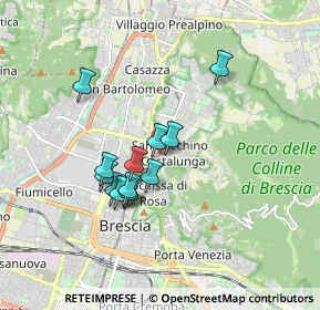 Mappa Via Marcantonio Ducco, 25125 Brescia BS, Italia (1.40846)