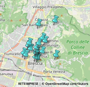 Mappa Via Marcantonio Ducco, 25125 Brescia BS, Italia (1.41333)