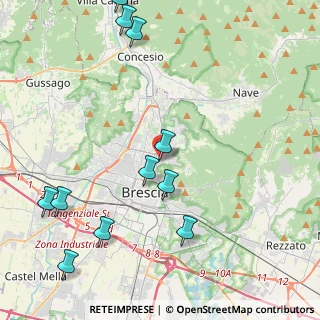Mappa Via Marcantonio Ducco, 25125 Brescia BS, Italia (5.24)