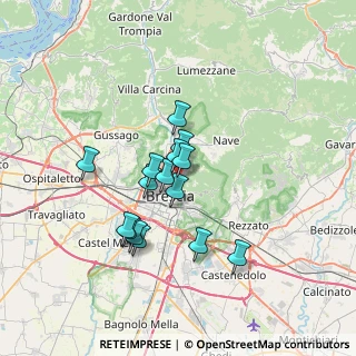 Mappa Via Marcantonio Ducco, 25125 Brescia BS, Italia (5.43)