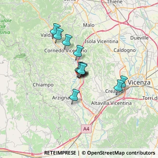 Mappa Via del Lavoro, 36070 Trissino VI, Italia (4.64)