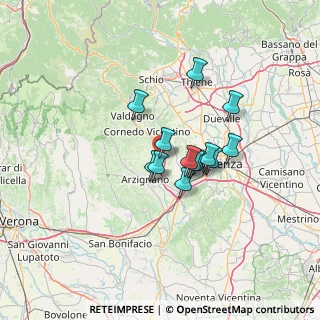 Mappa Via del Lavoro, 36070 Trissino VI, Italia (9.17231)