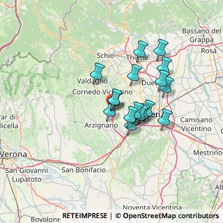 Mappa Via del Lavoro, 36070 Trissino VI, Italia (10.55765)
