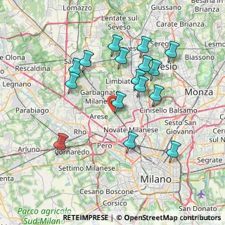 Mappa Via Origona, 20021 Bollate MI, Italia (7.31063)