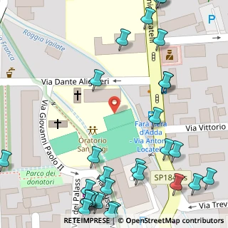 Mappa Via Dante Alighieri, 24045 Fara Gera d'Adda BG, Italia (0.09333)