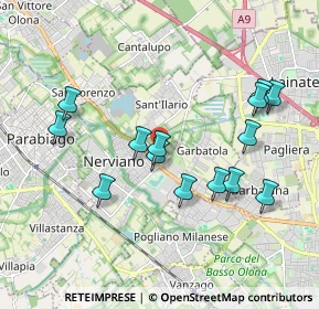 Mappa Via Amilcare Ponchielli, 20014 Nerviano MI, Italia (1.87571)