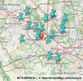 Mappa Via Amilcare Ponchielli, 20014 Nerviano MI, Italia (7.01059)