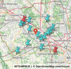 Mappa Via Amilcare Ponchielli, 20014 Nerviano MI, Italia (6.485)