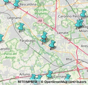 Mappa Via Amilcare Ponchielli, 20014 Nerviano MI, Italia (5.96176)