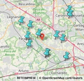 Mappa Via Amilcare Ponchielli, 20014 Nerviano MI, Italia (3.85083)