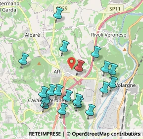 Mappa Via Comboni, 37010 Affi VR, Italia (2.1415)