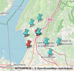 Mappa Via Comboni, 37010 Affi VR, Italia (5.46545)