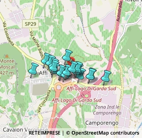 Mappa Via Comboni, 37010 Affi VR, Italia (0.506)