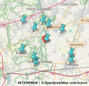 Mappa Via Papa Giovanni Paolo II, 24045 Fara Gera d'Adda BG, Italia (3.67455)