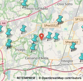 Mappa Via Papa Giovanni Paolo II, 24045 Fara Gera d'Adda BG, Italia (5.725)